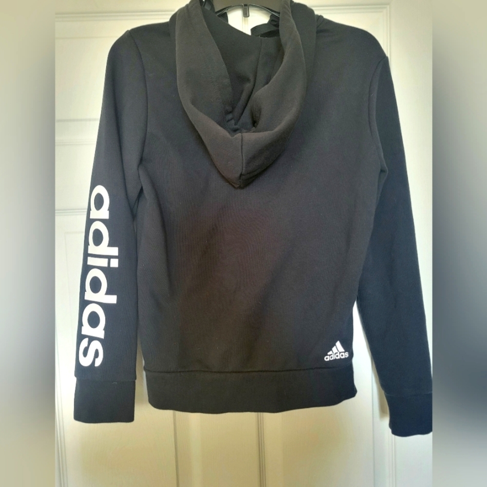 Adidas Womens Essentials Linear Fullzip Hood
